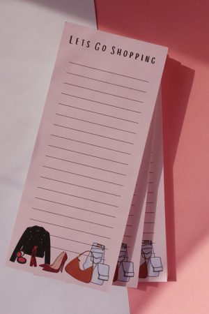Shopping List Memo Pad